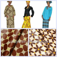 En gros et au détail africain Shadda Bazin Riche Abaya matériel Boubou Guinée brocart tissu 10 couleurs et motifs